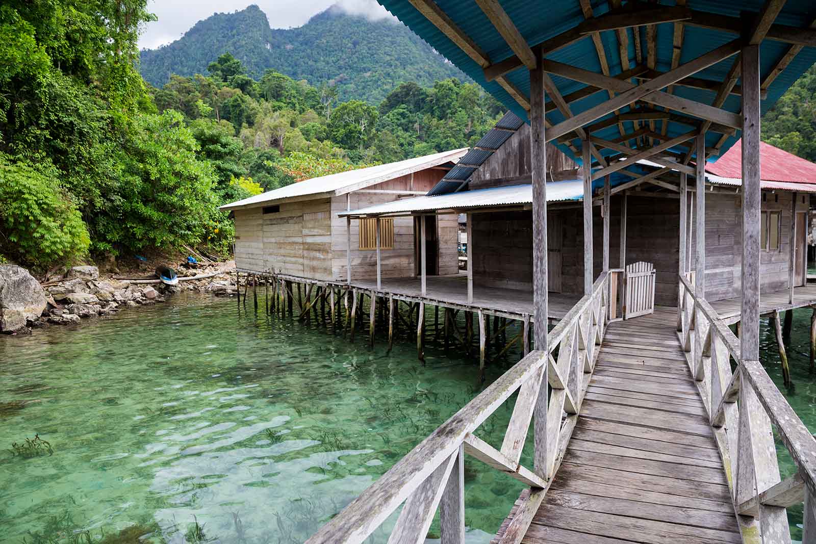 Maluku Islands: Lisar Bahari Resort in Sawai is definitely the place to stay at. You might not have sand beaches here, but you can jump into the crystal clear water straight from your room, which is not too bad if you ask me.