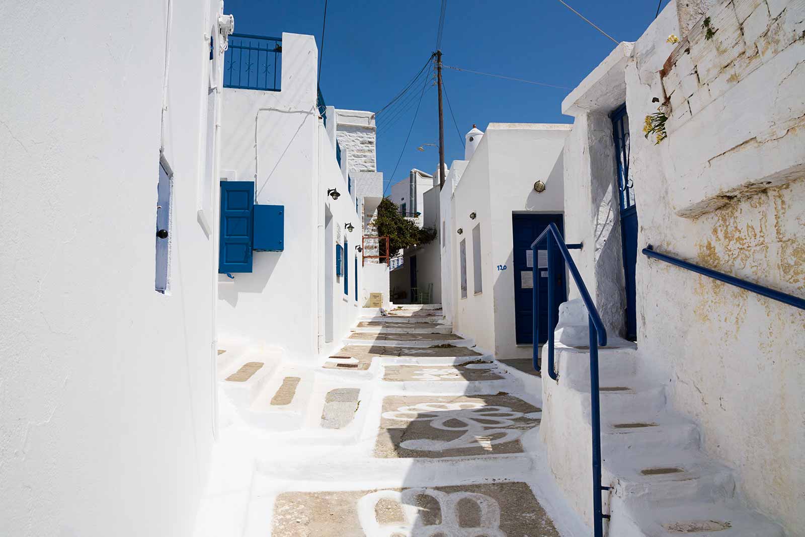 Strolling through the streets of Chora is the best way to explore the village.