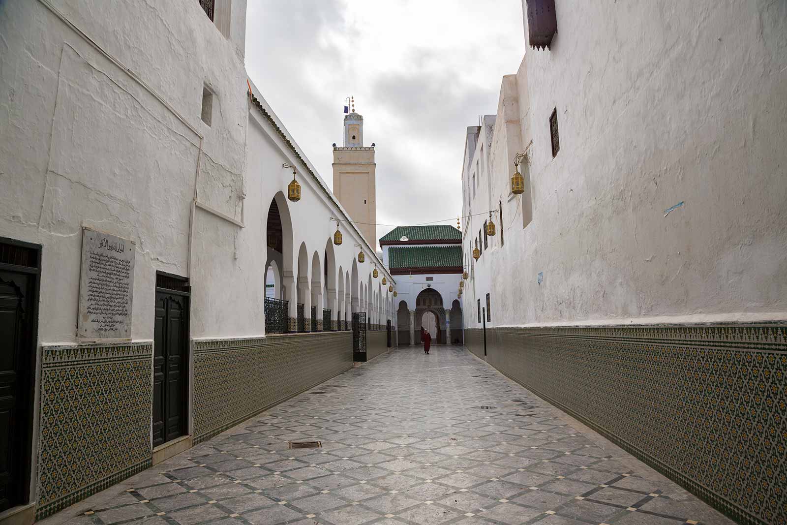 The Mosque and Mausoleum in Moulay Idriss.