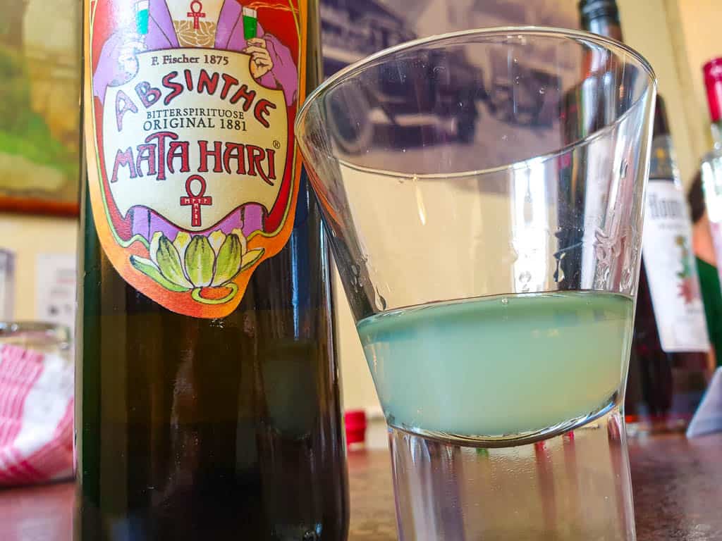 Drinking absinthe in Austria