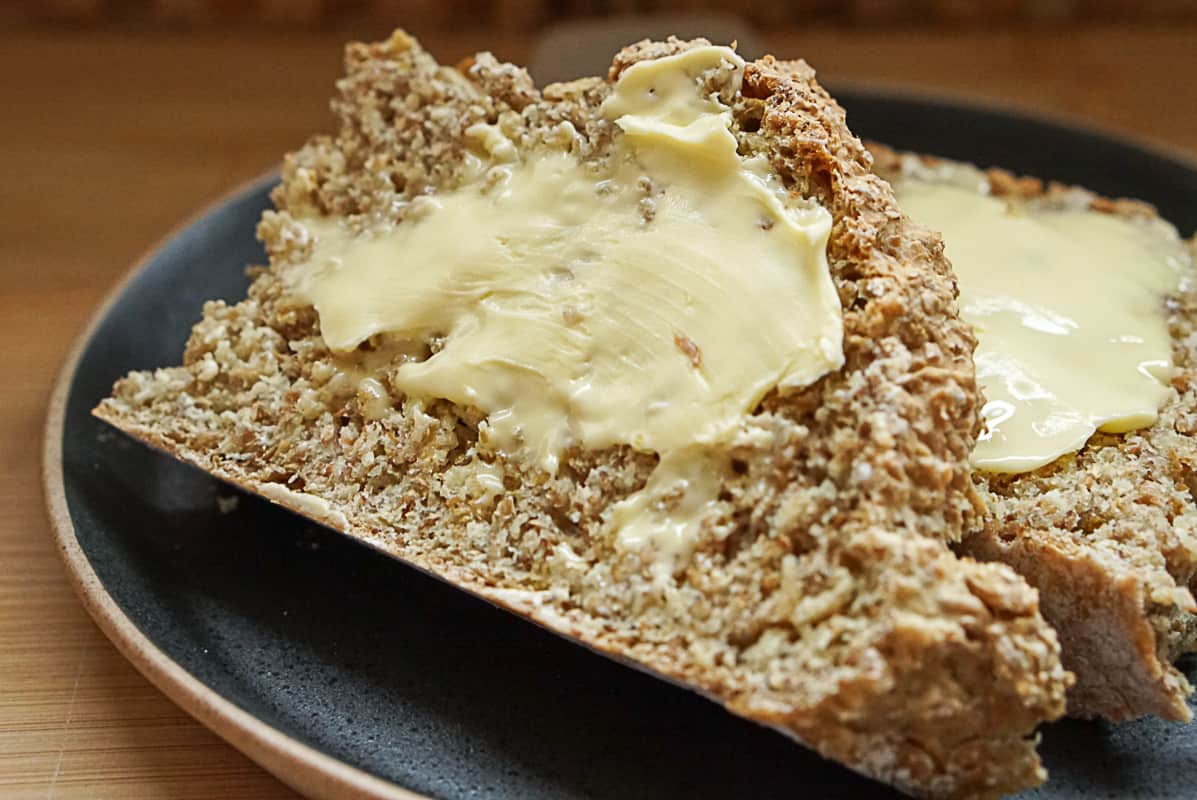 Serving traditional Irish breads with Irish butter