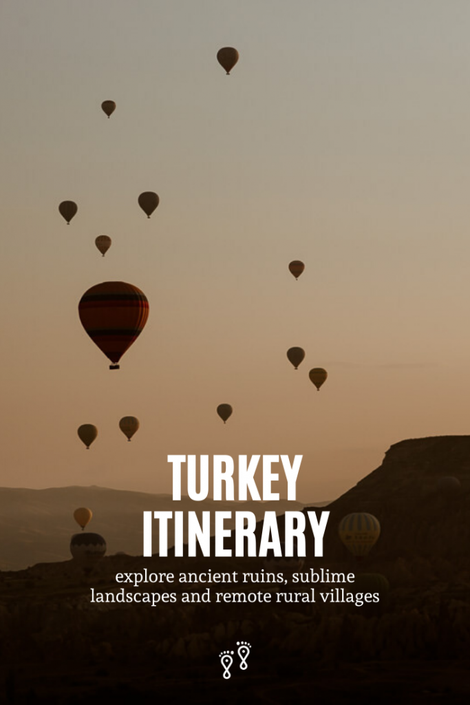 The perfect 2-week Turkey itinerary for first time visitors. Our detailed Turkey Itinerary includes Istanbul, Cappadocia and the amazing historical sites including Ephesus, Troy, Temple of Artemis and Pergamon. We also visit less-known destinations such as the rural village of Kapıkırı and the ancient city of Priene. #turkey #turkeyitinerary #turkeytravel #2weeksinturkey