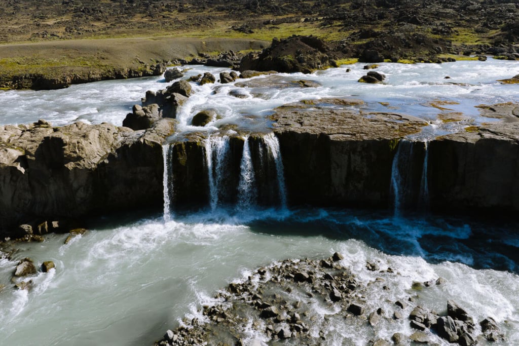hrafnabjargafoss waterfalls iceland 1