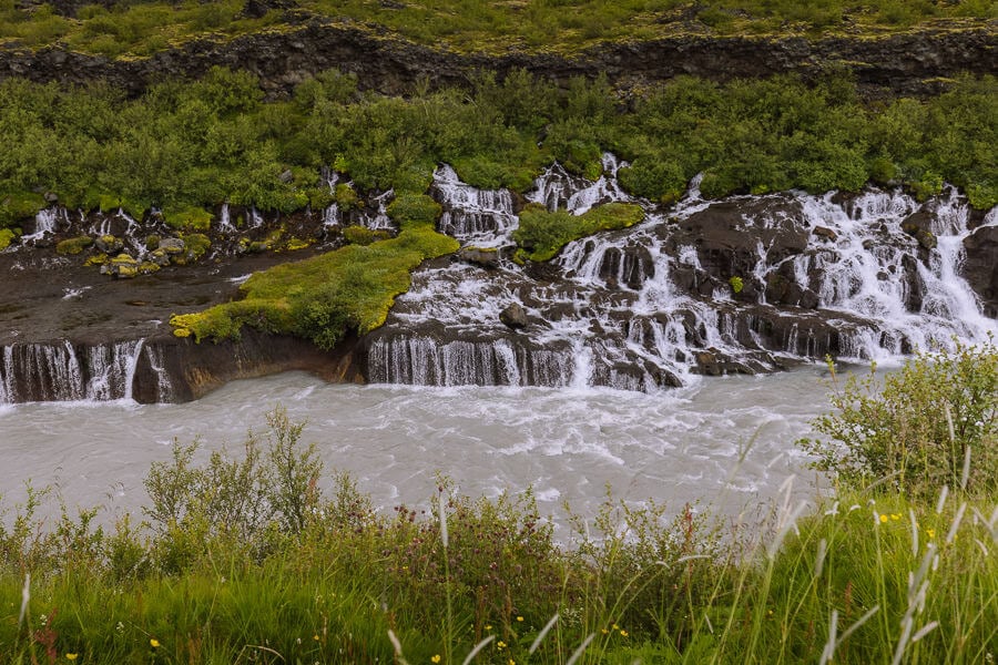 hraunfossar iceland waterfalls 1