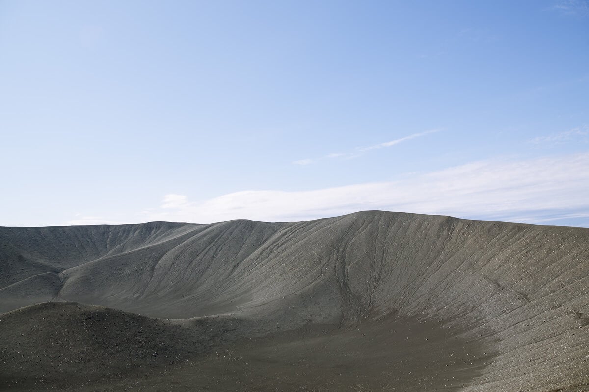 Hverfjall Crater Myvatn from the rim