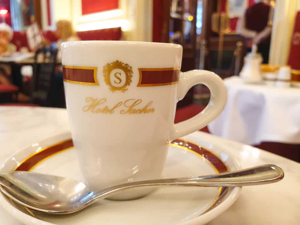 Drinking Coffee In Vienna