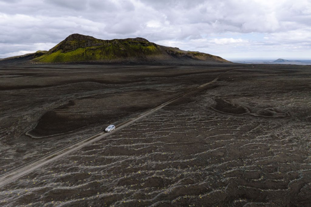 F-roads of Iceland near Maelifell