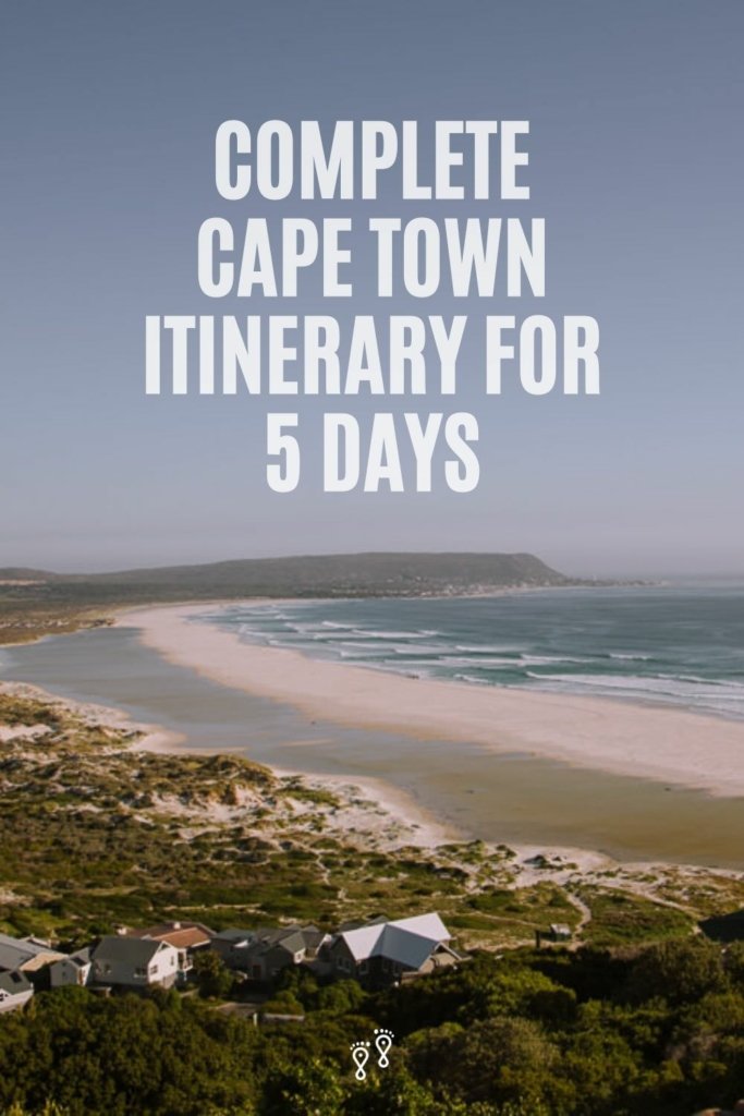 itinerary Cape Tow pin
