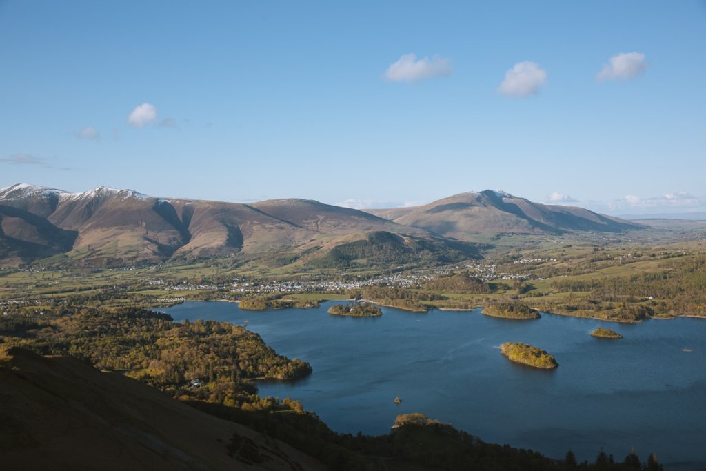 Derwentwater in the Lake District from Catbells